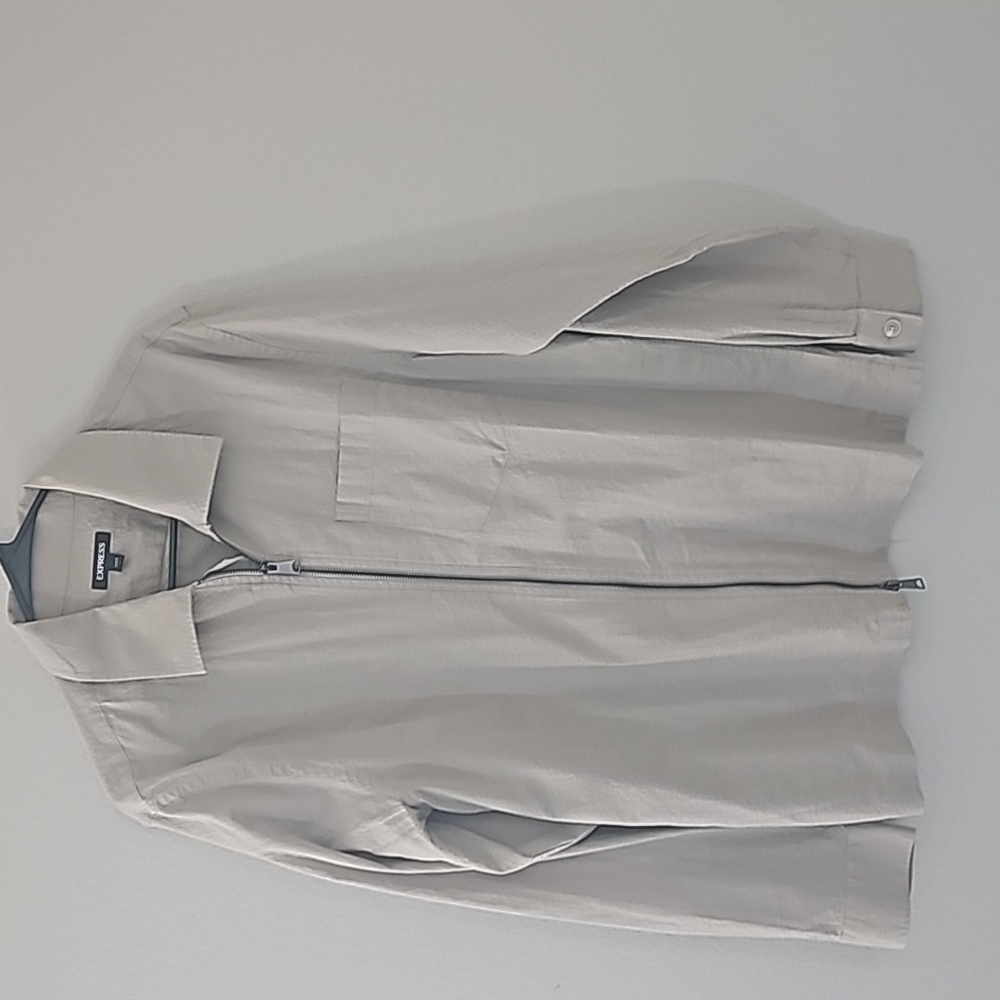 Seer sucker light weight jacket